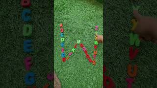 Alphabet letter “W”🥰🥰🥰 #education #kidslearning #diy #toys #kids #baby #art #colors #learning