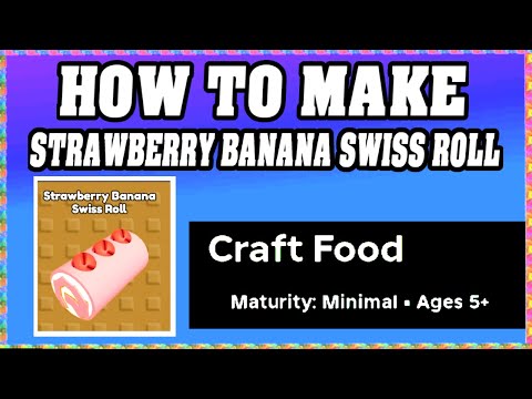 How To Make Strawberry Baumkuchen In Craft Food