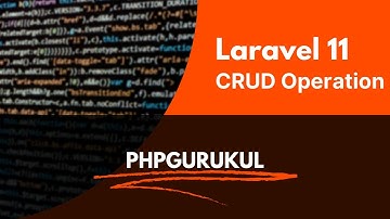 Laravel 11 CRUD Operation Installation and Demo | PHPGurukul