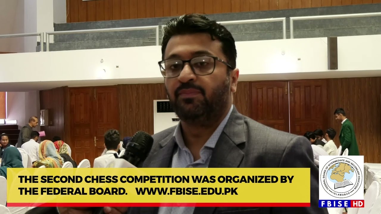 SHUJAAT ALI  - CHESS FEDERATION | The Second Chess Competition | FBISE