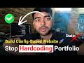 Config Driven Website 😱, Stop Hardcoding Portfolio 🚀