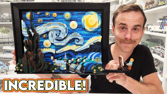 LEGO MOC Vincent Van Gogh - The Starry Night by BrickMeisterZ