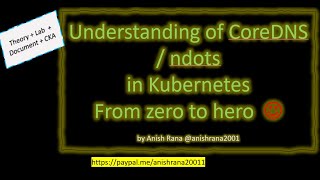 Understanding of CoreDNS in Kubernetes | ndots in resolv.conf file| coredns configmap | kube-dns Net Worth
