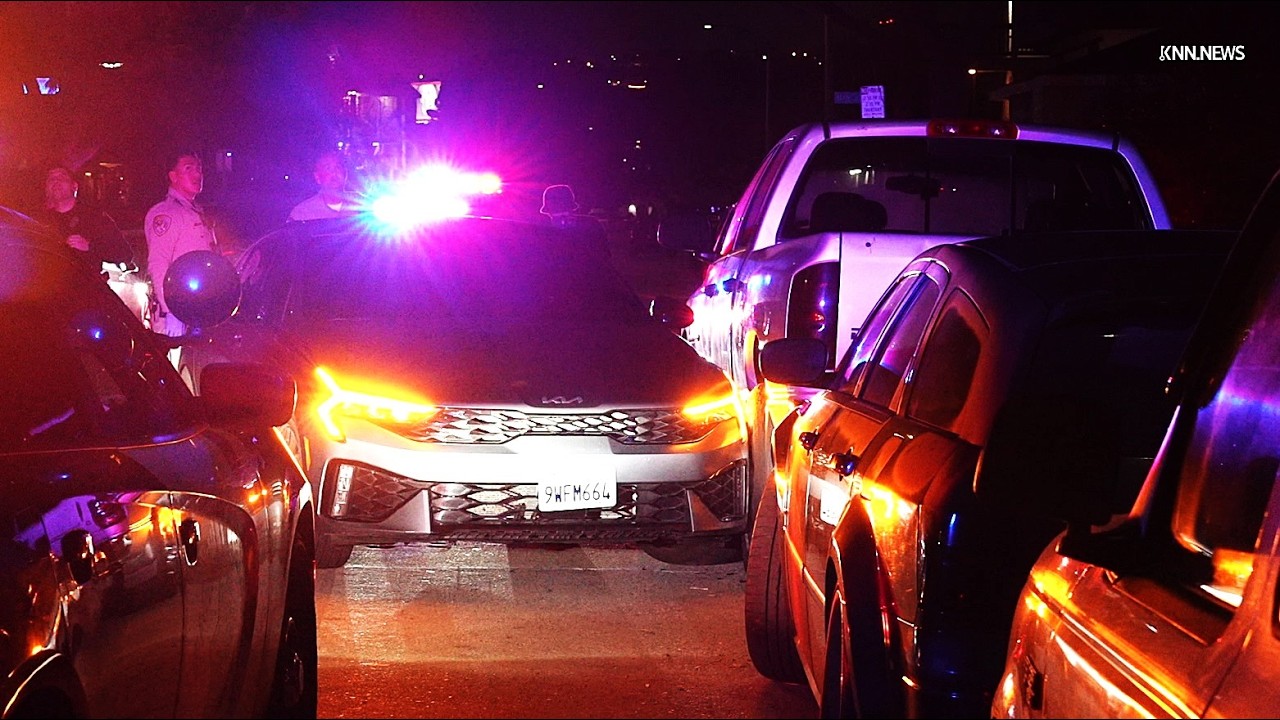 Police Pursuit of Suspected DUI Driver Terminates in Long Beach Part 1 ...