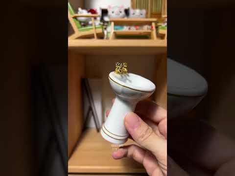 陶瓷衛浴設備/佈置12分娃屋日記 #dollhouse #miniature #toyhouse  #toys #toy