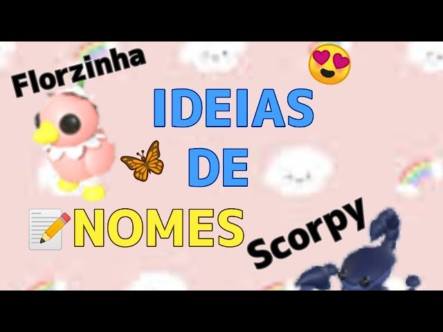 ideias de nomes para pets no adopt me #adoptme #roblox #foryou