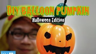 Balloon Halloween Pumpkin Tutorial | Balloon Tutorial by Balloon Ranger