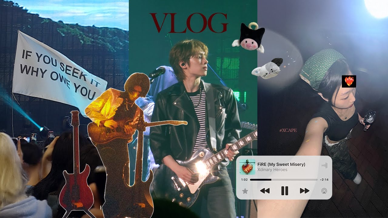 이렇게까지 좋아할 생각은 아니었는데 | 엑디즈 𝑿𝒄𝒂𝒑𝒆 썸머콘서트 브이로그☼