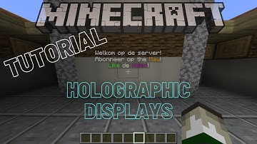 Holographic Displays//Minecraft Plugin Tutorial//Nederlands