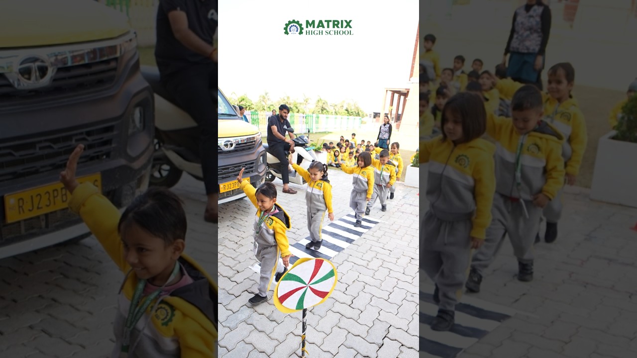 Learning traffic rules through fun activities! 