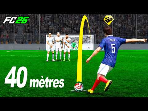 SCORE an AMAZING free kick from 0 to 40 meters!