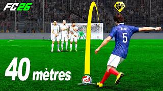 SCORE an AMAZING free kick from 0 to 40 meters!