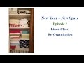 New Year - New Space || Linen Closet Re-Organization || Collab