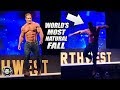 Mike ohearn falls of the stage