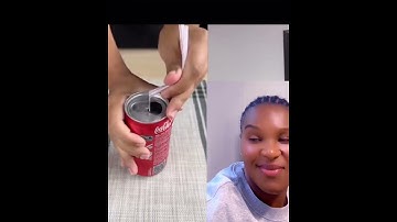 Best way to open your soda can #viral #shorts #shortvideo #youtube #youtubeshorts #short