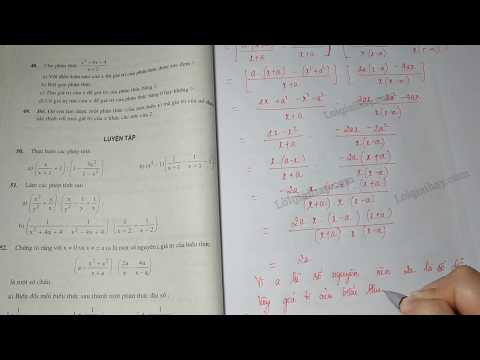 Video Giải bài 52 trang 58 SGK toán 8 tập 1 - youtube