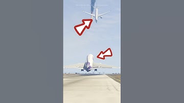 EMERGENCY Landing FAILED beacuse of Another PLANE takeoff🤯#shortvideo #viralvideo