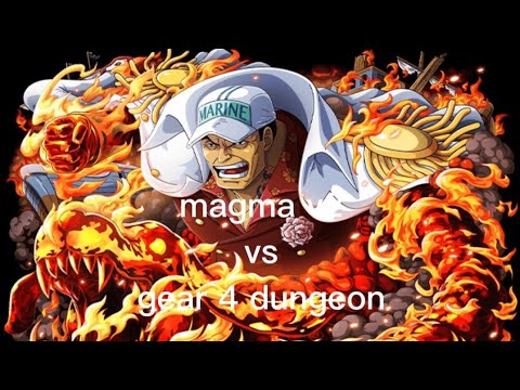 Awakened magma on gear four raid in a one piece game