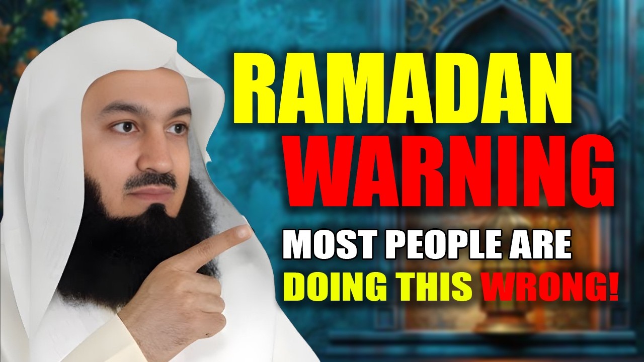 RAMADAN 2026 Has Begun… ⚠️ STOP This Now! (Mufti Menk Reveals a Common Mistake)