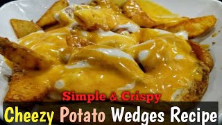 Cheezy Potato Wedges Recipe - Homemade wedges simple \u0026 crispy!! - Must WATCH!!