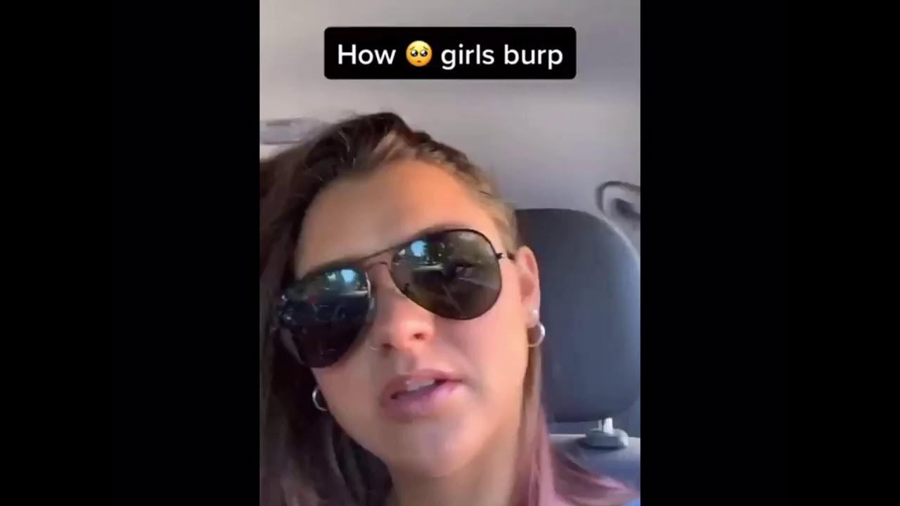 Girls burping like men - YouTube