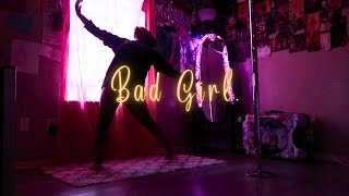 Dancing alone in my room to Bad Girl by Usher