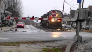 CSX Q763 Light Engine Move at Hanover, PA - 12/2/15