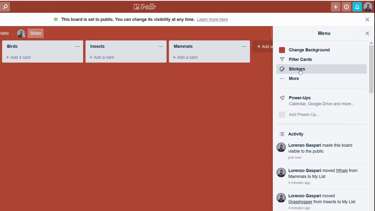Trello Share A Board YouTube