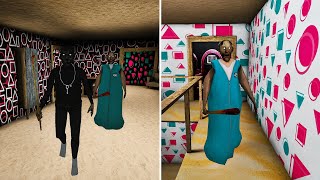 Playing Granny Squid Game with Granny 2 Squid Game | Crazy Mod screenshot 4