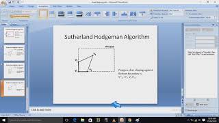 Information Area/Polygon Clipping using Sutherland Hodgeman Algorithm Guide