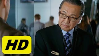 Akira Takarada cameo - Full Scene HD - Deleted scene from Godzilla (2014)