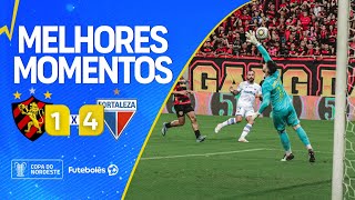 MELHORES MOMENTOS | SPORT 1x4 FORTALEZA | Leão do Pici atropela o Sport e está na final do Nordestão