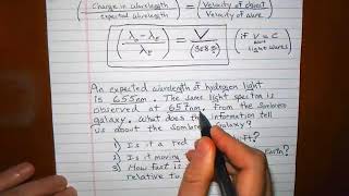 Doppler shift equation and calculation