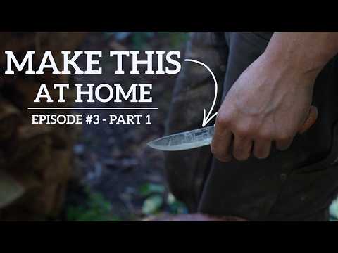Beginner Knife Making 101- How to Make a Knife With Only Hand Tools