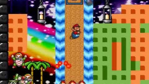 SMF3 custom level: Mario
