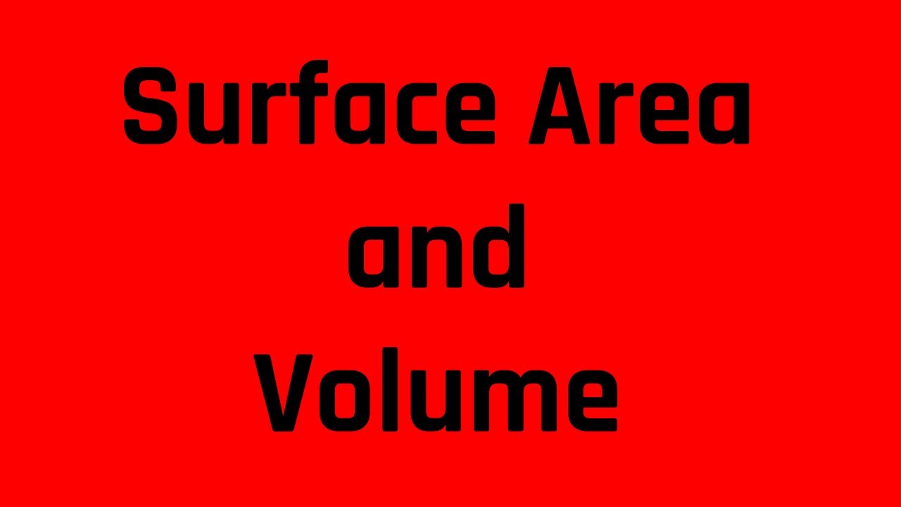 Finding Surface Area And Volume Formulas You Must Know For The Math Knowledge Subtest Of The Asvab Youtube