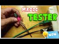 How to make magic tester //Homemade wireless tester / Creative Channel