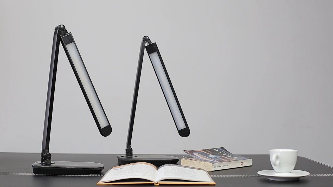 TANTU Bureaulamp, led, dimbaar, 24 W, 80 cm, bureaulamp met