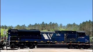 305 Bnsf Coal Train with a Montana Rail Link Locomotive #bnsf #coaltrain