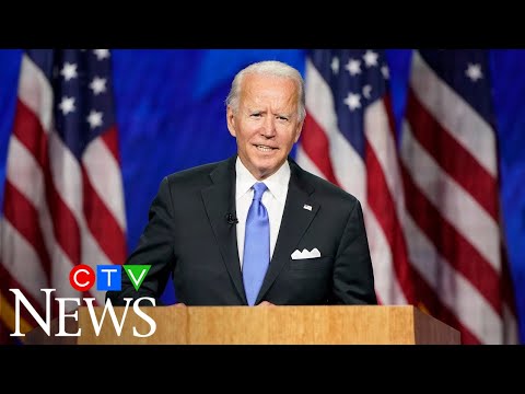 Joe Biden officially accepts Democratic nomination for president