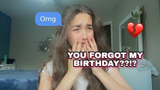 MY FAMILY FORGOT MY BIRTHDAY OMG (I CRIED)