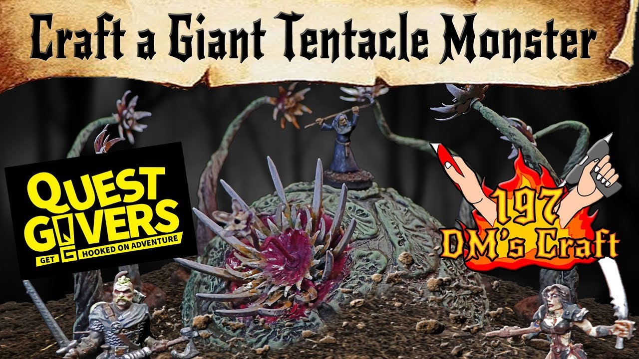 2 inch base Massive Tentacle NM without Card  Dungeon Crawler D/&D Minis