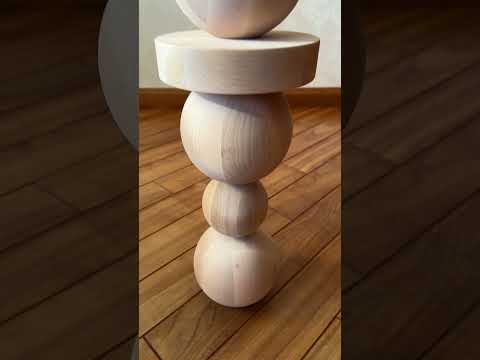 Ніжка  для столу з куль   H.620 D.160 / Високі Кулі - 20.1, видео 1