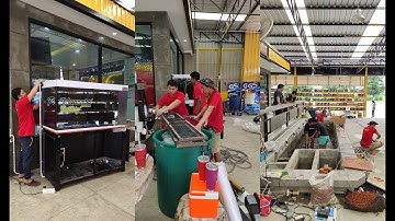 เชียร์ อยุธยา  - งานสลับที่ตู้ปลา 60" A เพิ่มเติม 60" B + Upgrade ระบบกรองบ่อปลาคาร์พ + Overflow 3