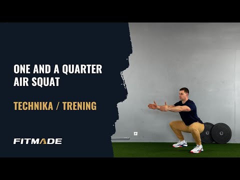 One and a quarter air squat - technika wideo