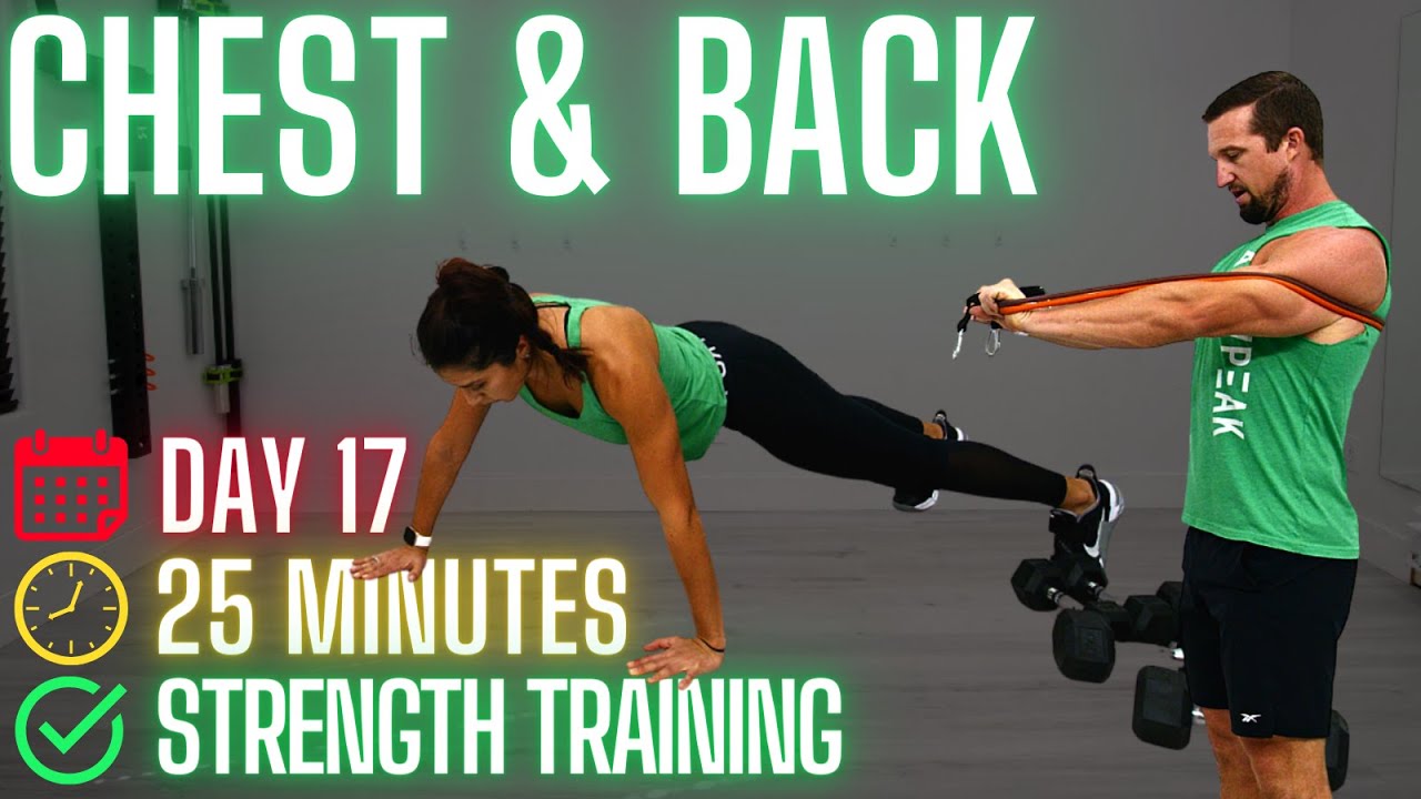 The Ultimate Back and Chest Resistance Band Workout