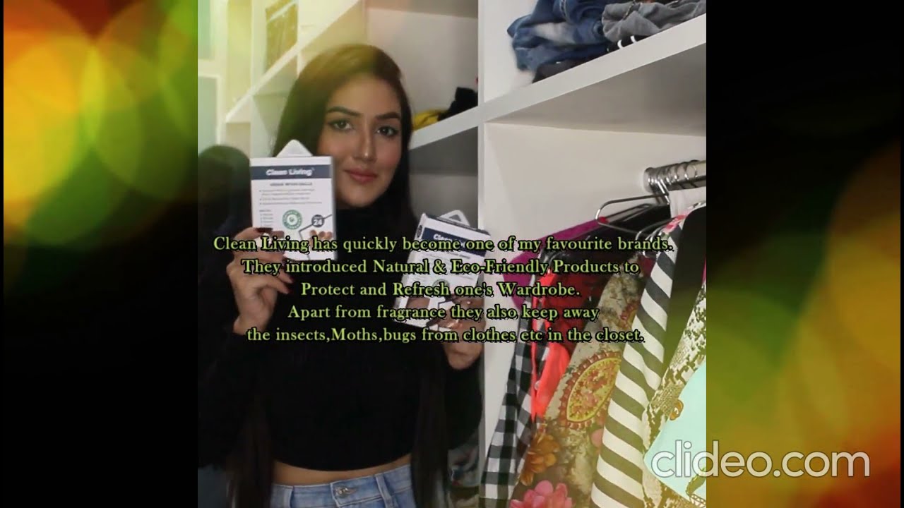 Clean Living® : Natural & Eco-Friendly Repellents for Wardrobe with Fragrance