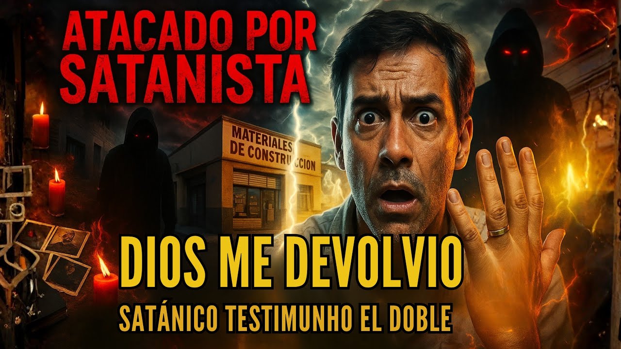 FUI ATACADO POR UN SATANISTA, PERDÍ TODO, PERO DIOS ME DIO EL DOBLE ...