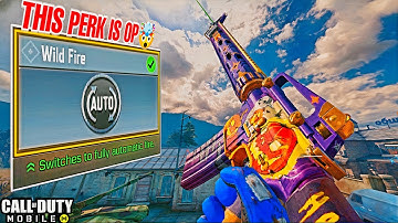 NEW M16 WILDFIRE PERK IS SO OP IN CODM! | m16 | codm m16 wildfire | m16 wildfire