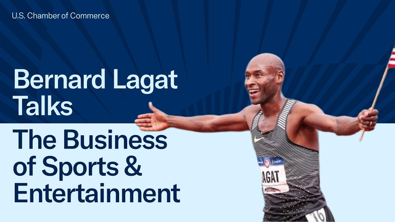 Still from Business of Sports: Olympian Bernard Lagat on Africa's Sports Economy